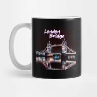 Tower Bridge London Night Mug